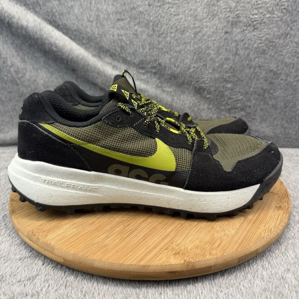 Nike ACG Lowcate Shoes Mens Size 10.5 Black Trail Running Hiking DM8019-300
